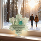🌊Snowflake-Shaped Sea Glass Friendship Decor❄✨ Shaped by Nature & Crafted by Hand!2
