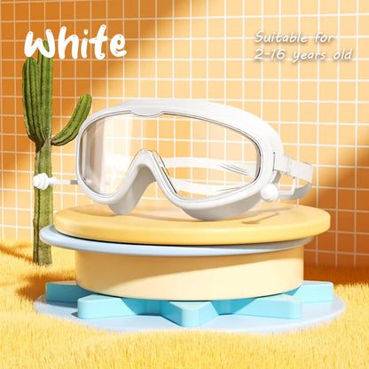 Spring Sale--Up To 50% OFF🎉🔥HD children's large frame waterproof and anti-fog swimming goggles
