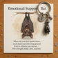 ⚡BLACK FLASH SALE🦇Emotional Support Bat Inspirational Keychain🎁