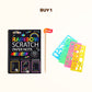 Creative Rainbow Scratch Art Notebook
