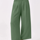 Women's High Waist Smocked Wide Leg Palazzo Pants