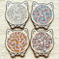 ⏳Limited-time 50% off⏰135-Piece Morandi-Colored Cat Shaped Wooden Jigsaw Puzzle😸