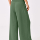 Women's High Waist Smocked Wide Leg Palazzo Pants