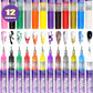⏰Best Christmas Gift-Up to 70% OFF!!⏳12 Colors Nail Art Pens Set🎨💅