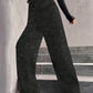 💖HOT SALE 50% OFF🥰Women's Sequin Sparkle Wide Leg Pants with Elastic Waistband
