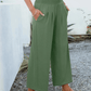 Women's High Waist Smocked Wide Leg Palazzo Pants
