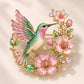🌞New arrival Only 7.99 💕50K+SOLD💕The Hummingbird Blossom Brooch: A Timeless Gift of Hope & Renewal
