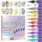 ⏰Best Christmas Gift-Up to 70% OFF!!⏳12 Colors Nail Art Pens Set🎨💅